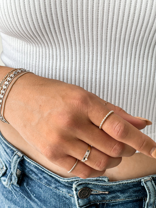 Golden Hour Beaded Ring