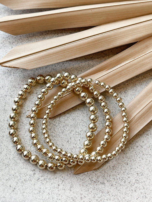 Gold Filled Beaded Bracelet